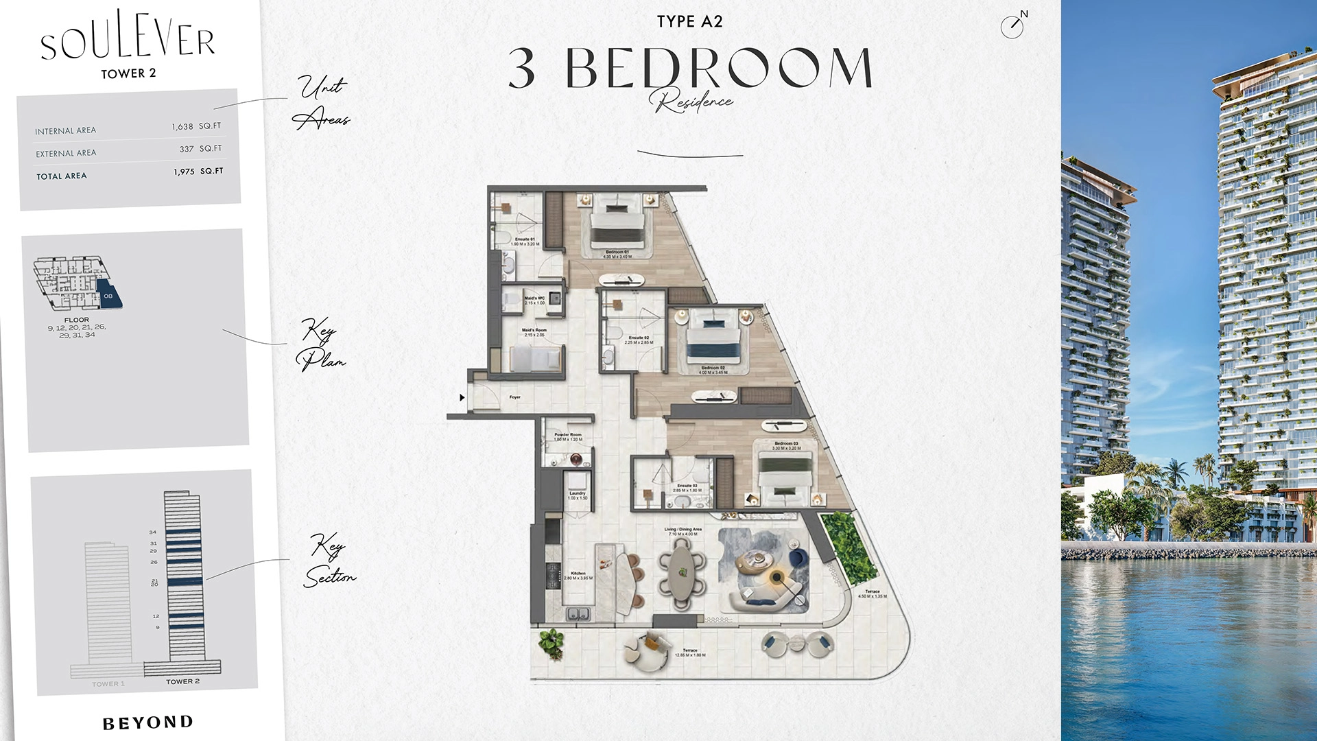 3 BR - Type B
